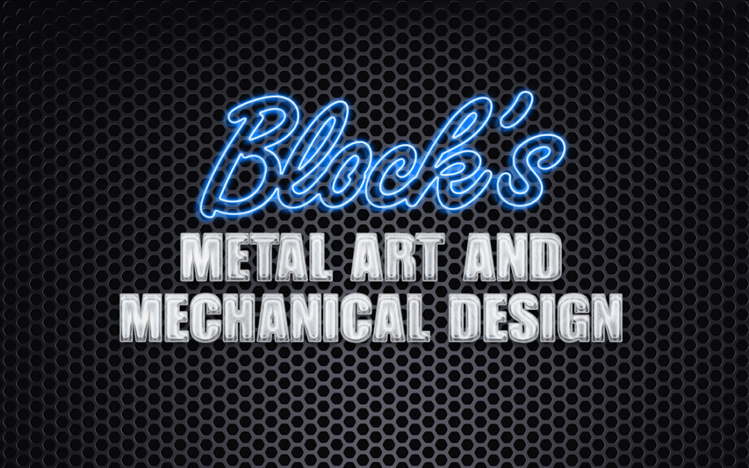 Blocks Metal Art and Mechanical Design